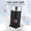 Cafelffe Cold/Hot milk frother electric coffee foam maker automatic Milk Warmer Cool Stirring Frothing Foamer Chocolate Mixer 1