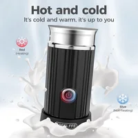 Cafelffe Cold/Hot milk frother electric coffee foam maker automatic Milk Warmer Cool Stirring Frothing Foamer Chocolate Mixer 1