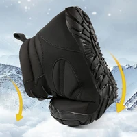 Men Women Waterproof Winter Boots Snow Barefoot Casual Shoes Outdoor Warm Work Shoes Ankle Shoes for Trekking Climbing Hiking 4