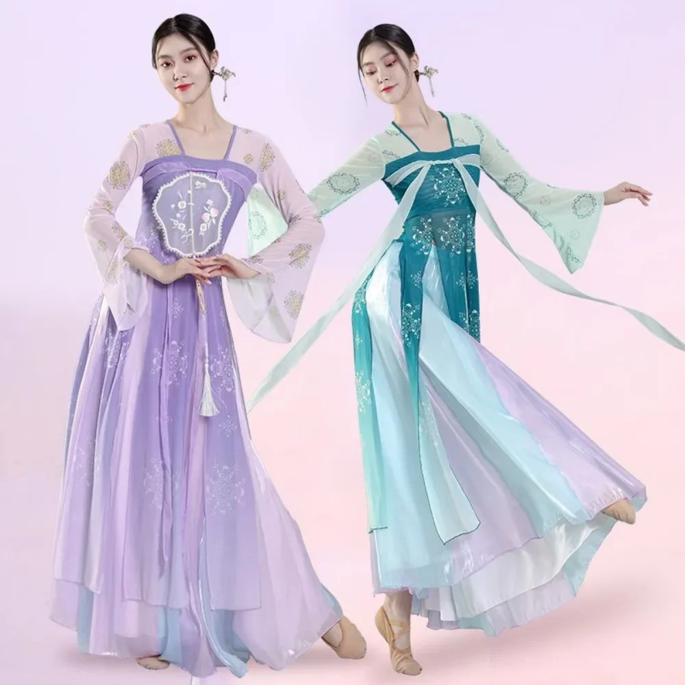 

Classical Dance Dress National Improved Light Women's Hanfu Clothing Tang Ancient Costume Chest-High Super Fairy Ancient Style