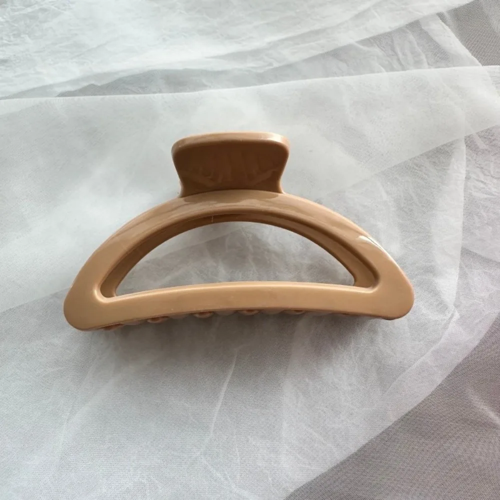 Flexible Unsnappable Hair Claw Clips Anti Collision Protection Soft Silicone Shark Clip Comfortable Non-Slip Hair Clips