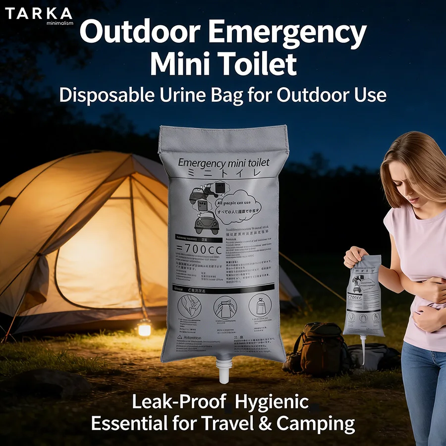 Travel disposable piss bags set 700Ml outdoor car emergency urinate bags baby vomiting bag climbing mini mobile toilet