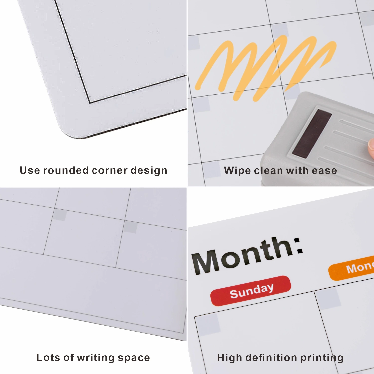 Magnetic Calendar For Fridge Monthly Weekly Planner Calendar Table Dry Erase Whiteboard Fridge Sticker Message Board Menu magnetic calendar