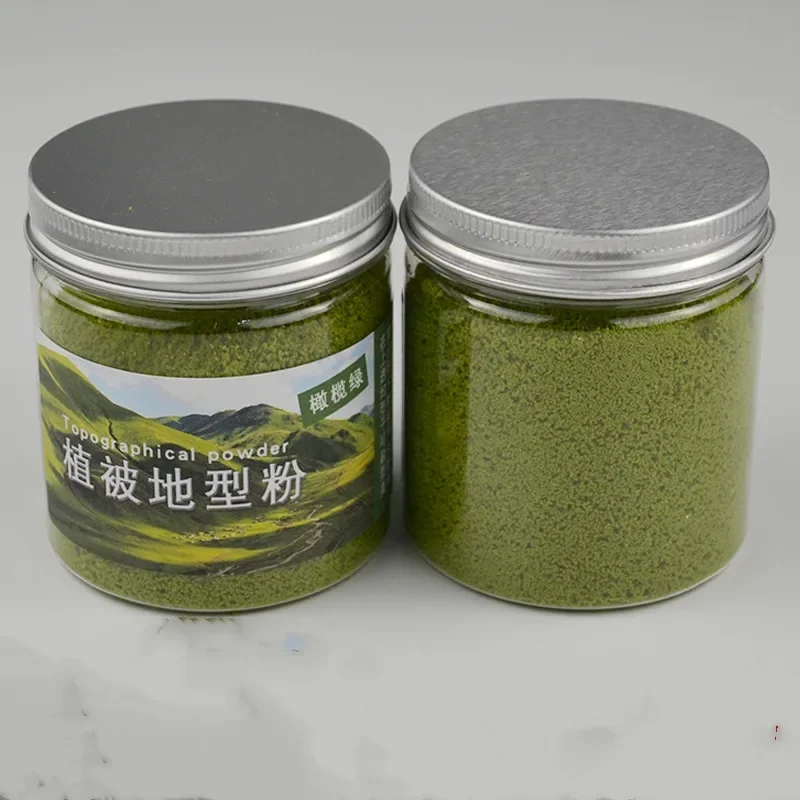 Green Lawn Powder for Architectural Landscape and Outdoor Scene Models, 185ml