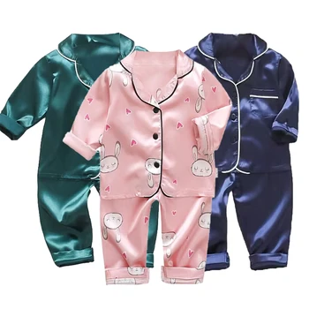 Kids Satin Pajama Set 1