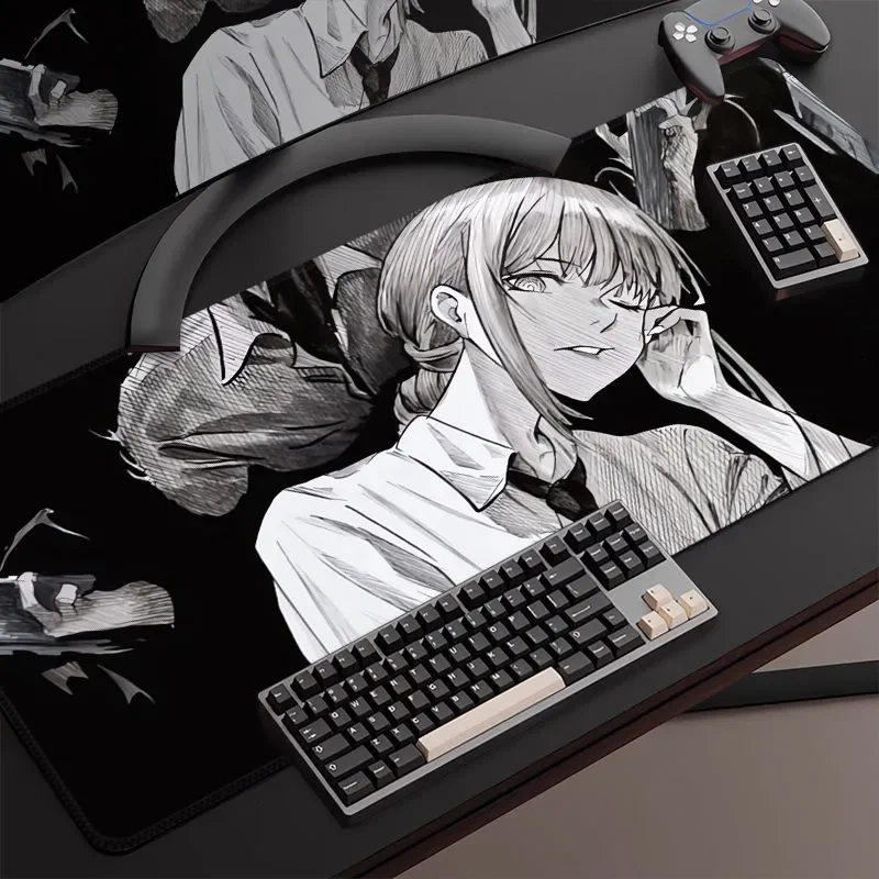 Chainsaw Man Mouse Pad Anime Gaming Accessories Computer Keyboard Pad gaming mousepad,mouse pad,computer desk mat