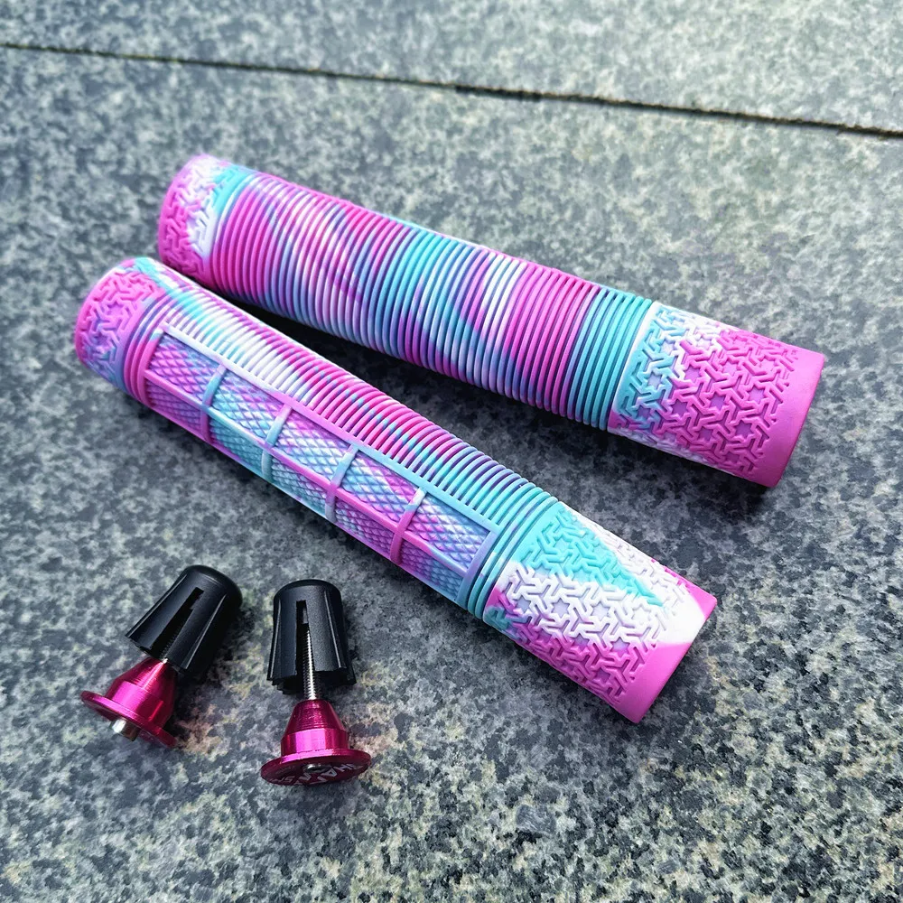 Mountain Bike Grips Rubber Anti-slip Shock Absorption Ride Dirt