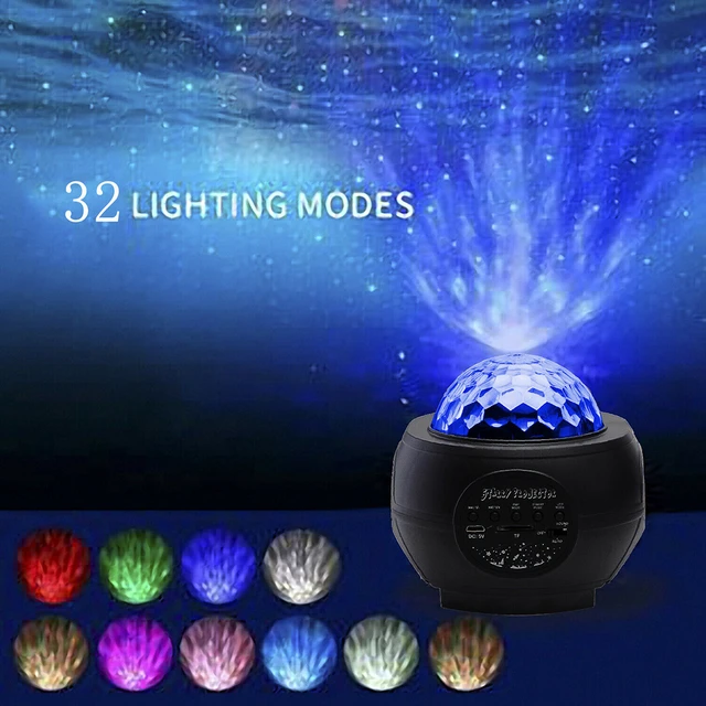 LED Bunte Projektor Bühne Lampe Hause Weihnachten Atmosphäre Nacht Licht  mit Bluetooth Lautsprecher für Geburtstag Party Konzert - AliExpress