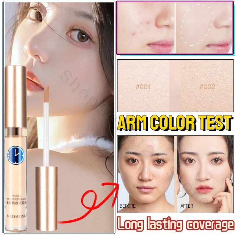 

Long-lasting Moisturizing Concealer To Cover Acne Marks and Spots Hydrating Skin Correcting Dark Circles Waterproof Concealer 5g