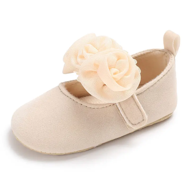 Infant Newborn Soft Sweet Mary Jane Baby Shoes Kids Wedding Party Dress Footwear Children Princess First Walker Baby Girl Shoes 6