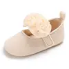 Infant Newborn Soft Sweet Mary Jane Baby Shoes Kids Wedding Party Dress Footwear Children Princess First Walker Baby Girl Shoes 6