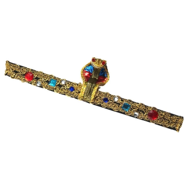 

Хэллоуин Студенты Фотографируются Повязка Для Волос В Египетском Стиле Обруч Для Волос Золотого Цвета N7YD