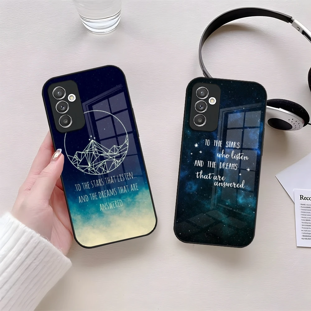 Enchanting Acotar A Court Of Mist And Fury Glass Phone Case