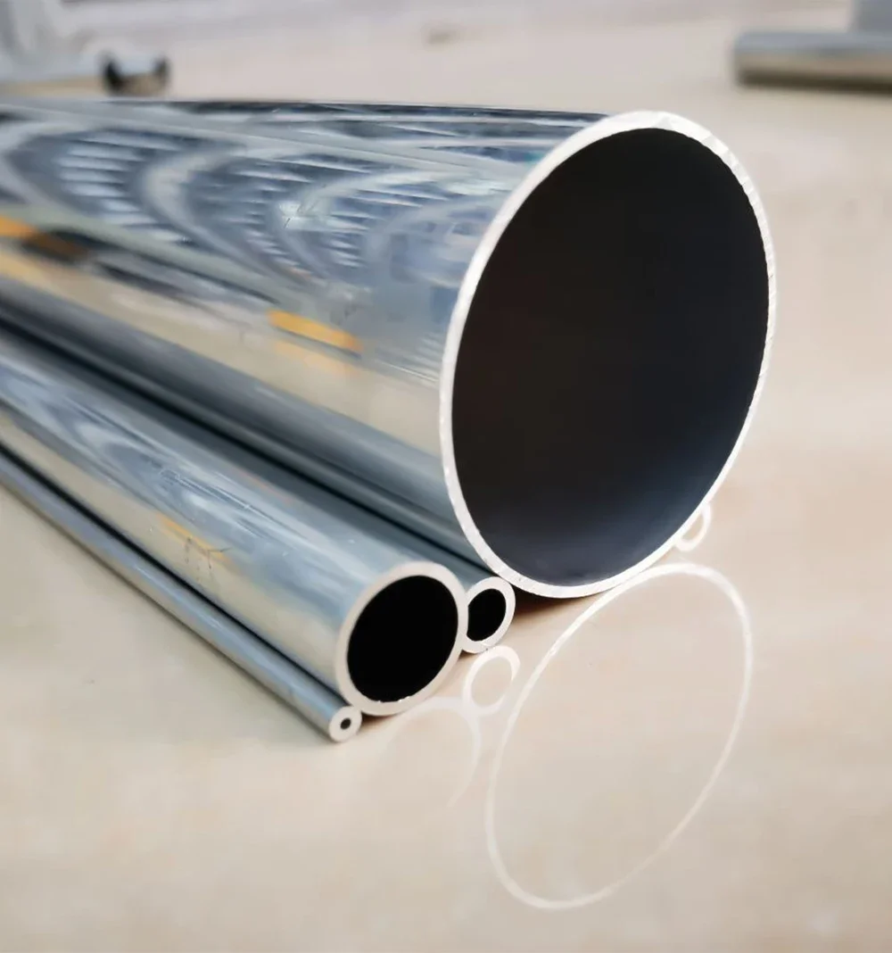Aluminium Tube OD51-100mm length300mm 500mm Round Aluminum Alloy Pipe Straight Large outer diameter 6063 thickness2-6.5 aluminium tube