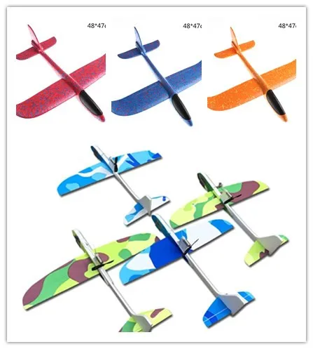 Plastic EVA Aircraft Airplane Glider Inertial Foam Airplane Plane Model Outdoor Toys Made Of Foam Hand Launch Throwing
