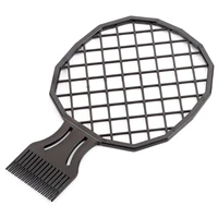 Peigne afro à double extrémité pour cheveux bouclés pour hommes, dreadlocks, peigne à permanente chaude, outil de coiffure, peigne à sélection torsadée, outils de coiffure, 18 feuilles 6