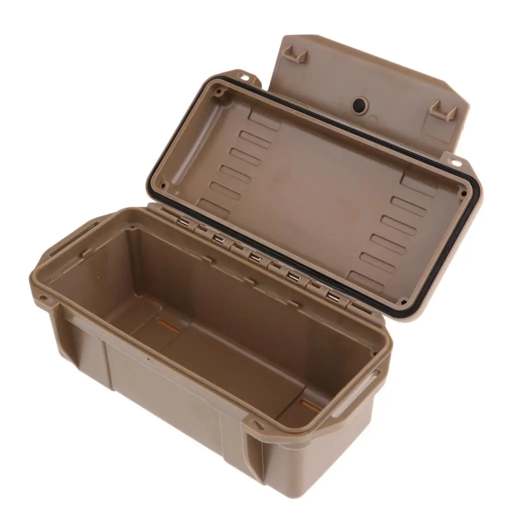 Outdoor Shockproof Box Waterproof Hard Case Survival Storage Container camping storage bag For Fishing Backpacking