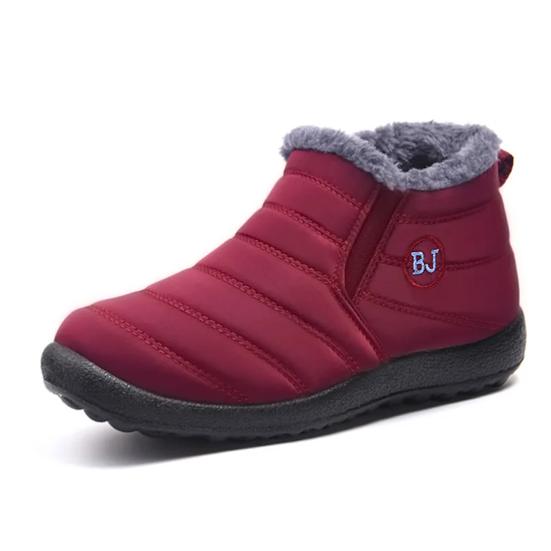 Men Snow Fashion Men's Shoes Male Winter Shoes For Men Shoe Waterproof Mens Warm Fur Footwear Work Boots