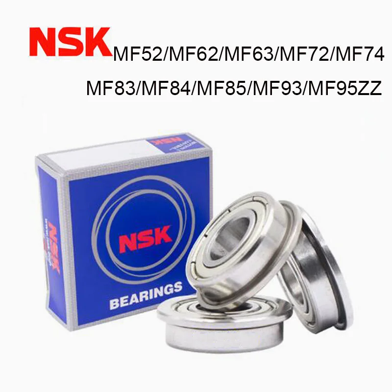 

Japan NSK MF52ZZ MF62ZZ MF63ZZ MF74ZZ MF83ZZ MF84ZZ MF94 MF95Z Miniature Flange Bearing Thin Wall Metal Shielded Flanged Bearing