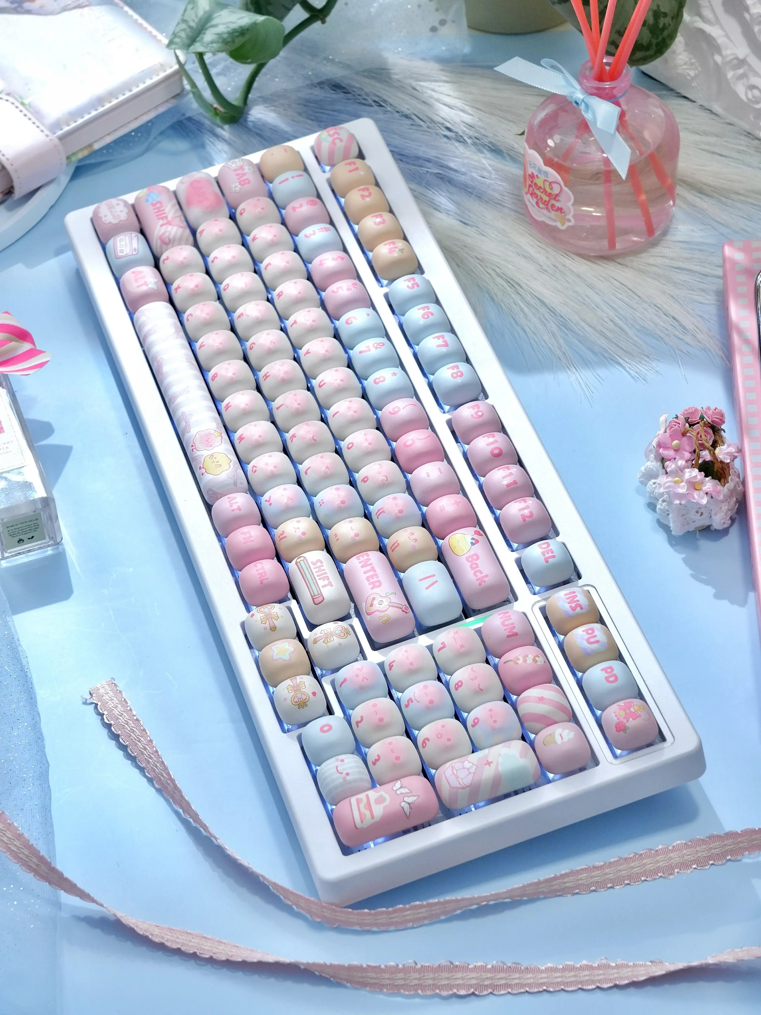 MX switch compatible keycaps PBT mechanical keyboard set