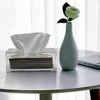 Acrylic Tissue Box Clear Tissue Holder Napkin Cover Hand Towel Dispenser Tissue Cover Rectangular for Home Bathroom Accessories 5