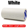 White 20cm x 500cm