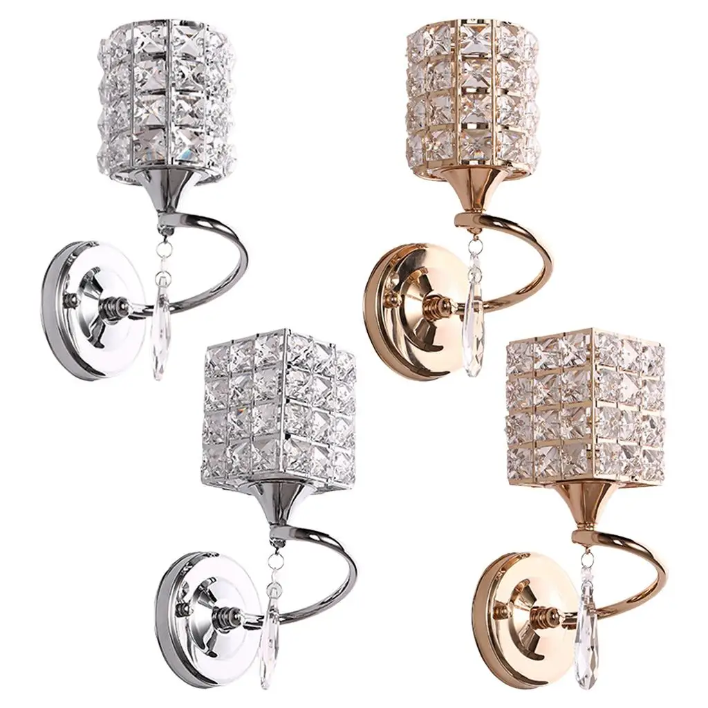 

Crystal LED Lamp Sconce Light Hallway Bedroom Lighting Fixture