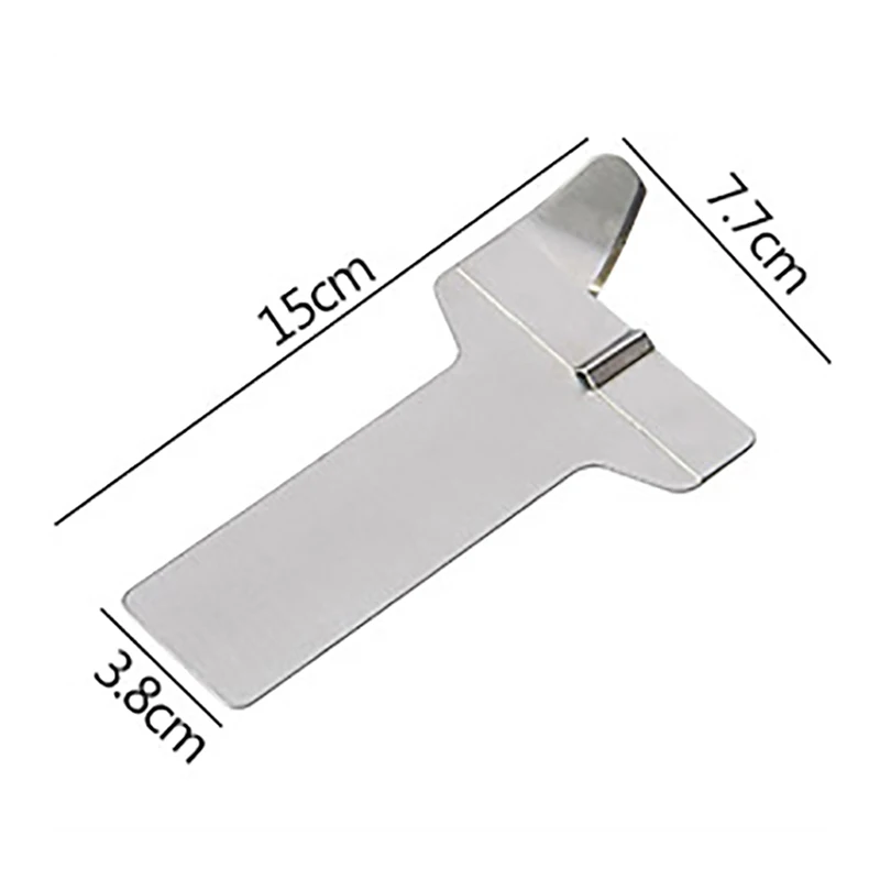 Stainless Steel Noodles Slitting Knife Handle Kitchen Gadgets Spaetzle Maker Wide Mouth Sliced Noodles Maker Special Noodle Tool