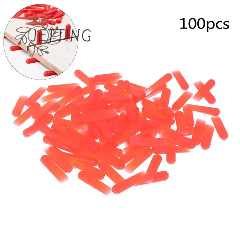Red Wedges Ceramic Tile Leveling Gasket System Tiling Floor Wall Carrelage Tools Spacers Locator Leveler Level 100pcs