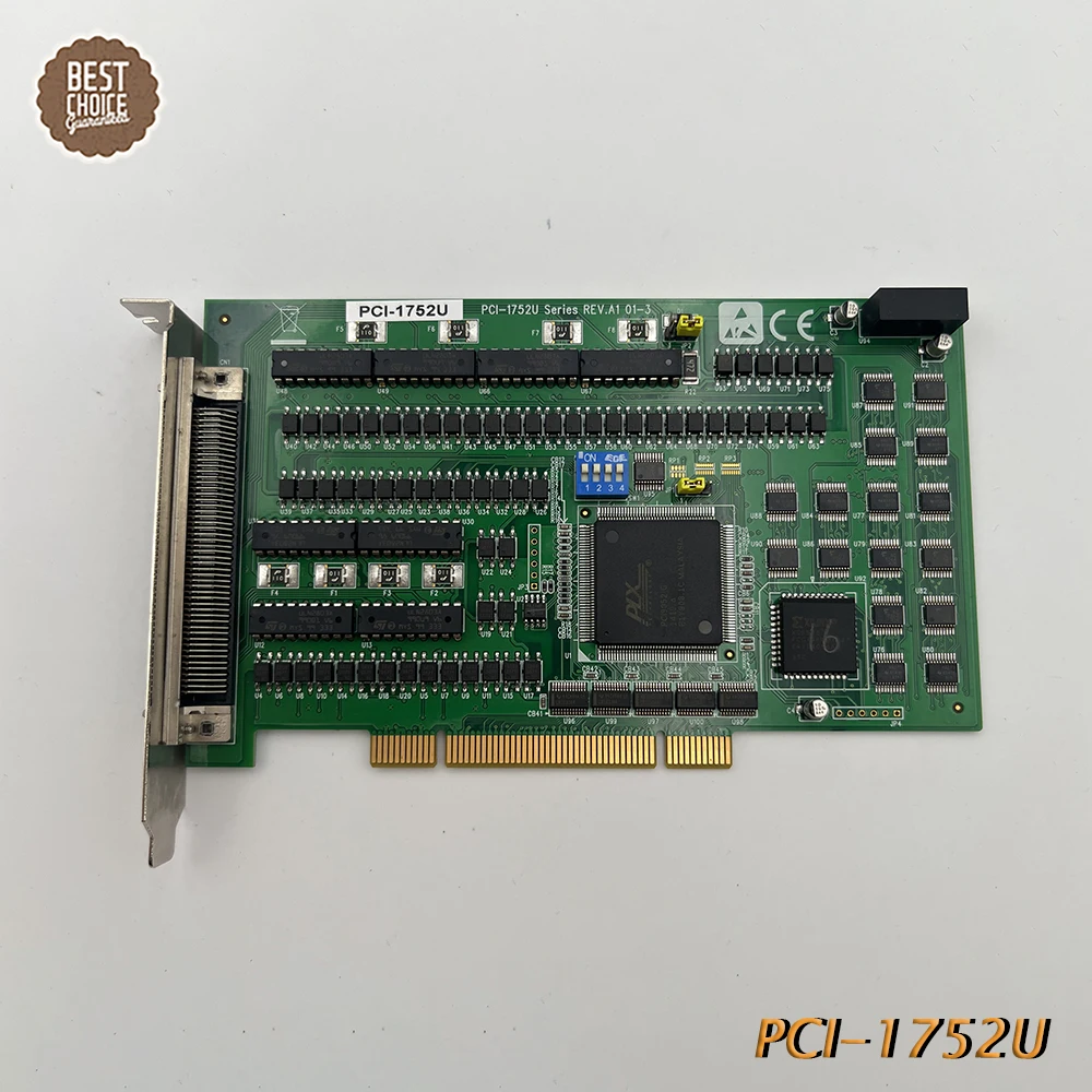 

PCI-1752U для Advantech REV.A1 64-канальная защита от изоляции, цифровая Выходная карта, карта захвата HD