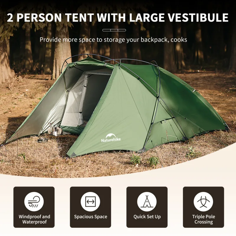 Naturehike Hillock 6 One Bedroom And One Living Room Tent