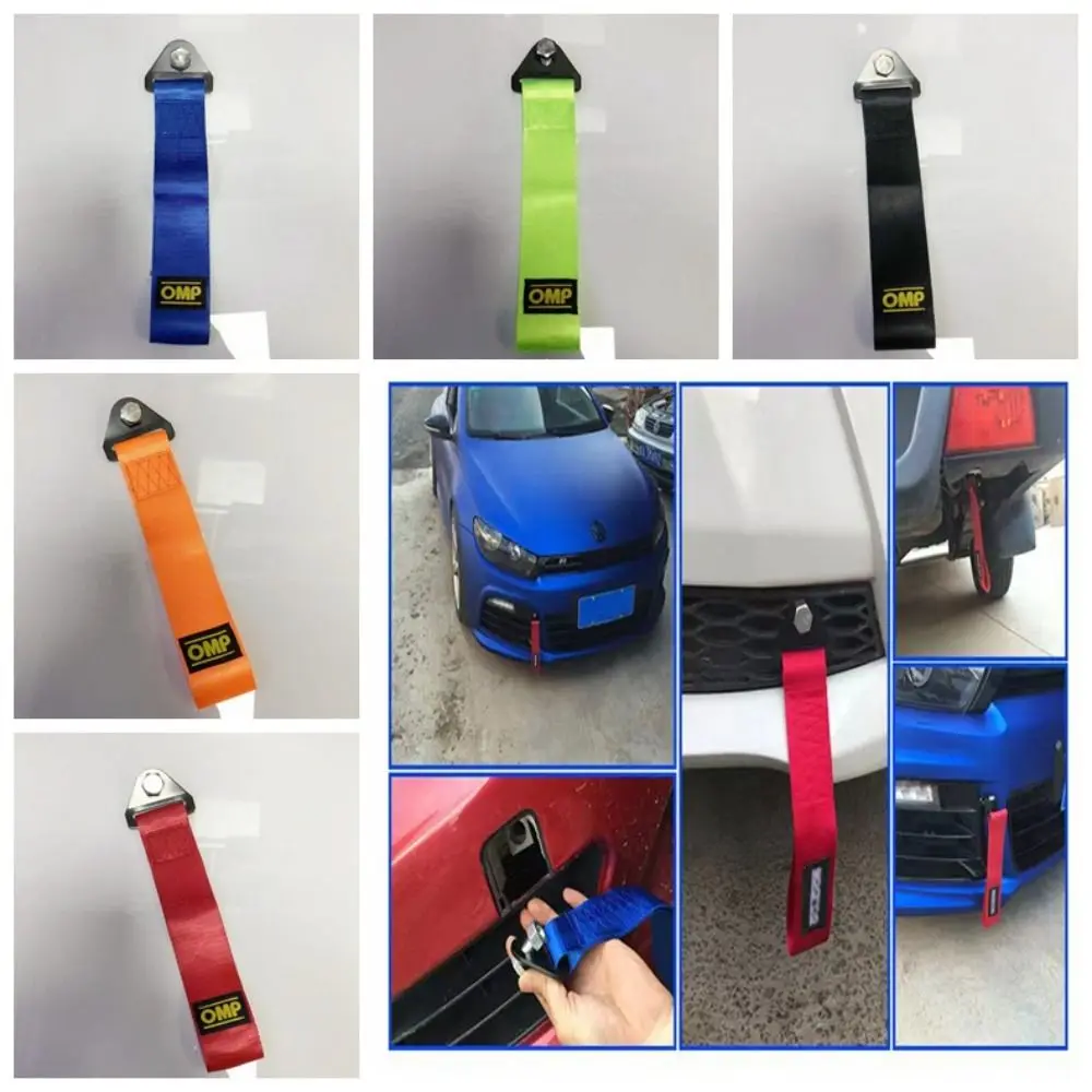 

Nylon Car Tow Strap Durable Universal High-Strength Auto Trailer Ropes Bumper Trailer Towing Strap Car Towing & Hauling