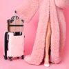 14 inch Hard Shell Cosmetic ABS Waterproof Travel Case Toiletry Bag Makeup Luggage 3