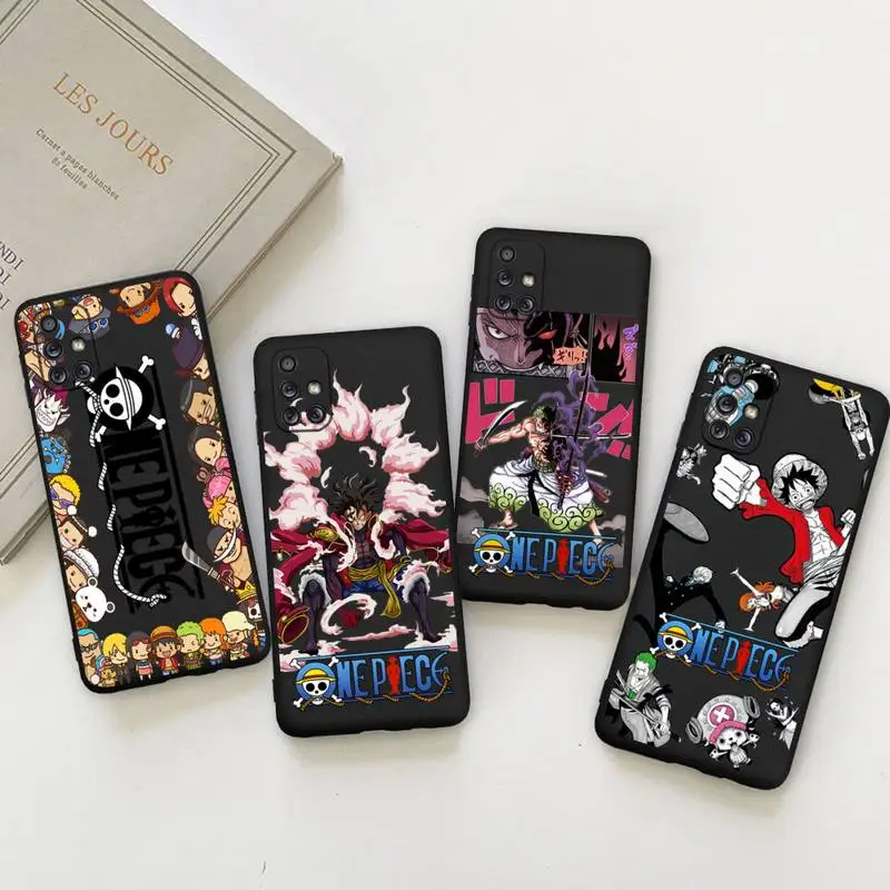 

Anime One Piece Law Luffy Zoro Phone Case For Samsung Galaxy A73 A53 A13 A03S A52 A72 A12 A81 A30 A32 A50 A80 A71 A51 A31 5G