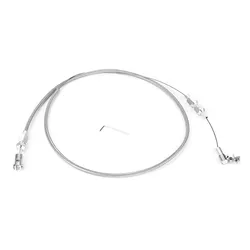 36 - inch Universal Replacement Throttle Cable (Braided pipe)