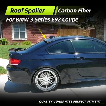 Auto Tetto Finestra Spoiler Auto Ala Labbro per BMW Serie 3 E92 325i Coupe 2007 - 2013 Auto In Fibra di Carbonio Posteriore Top Estensione Spoiler