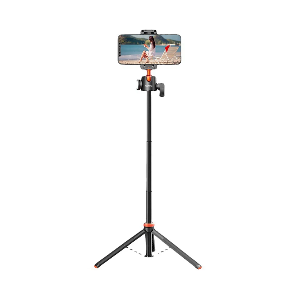 

Ulanzi Extend Livestream Tripod Stand 1.3M Tripod with Phone Mount Holder Vertical Shooting Phone DSlR Camera Tripods