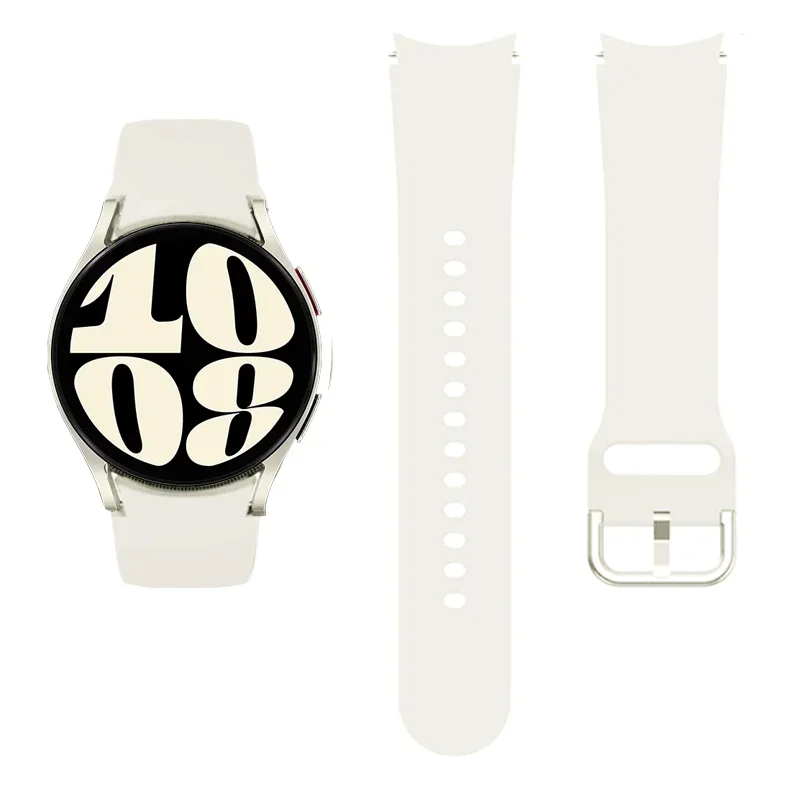 Premium 20mm Silicone Watch Strap - Versatile Bracelet Wristband