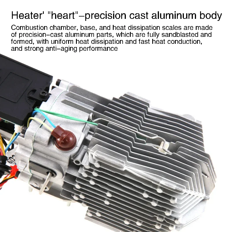 Intelligent Constant Temperature Control Diesel Heating Parking Heater Car Truck Diesel Heating Heating Fuel Low Noise Heater 4