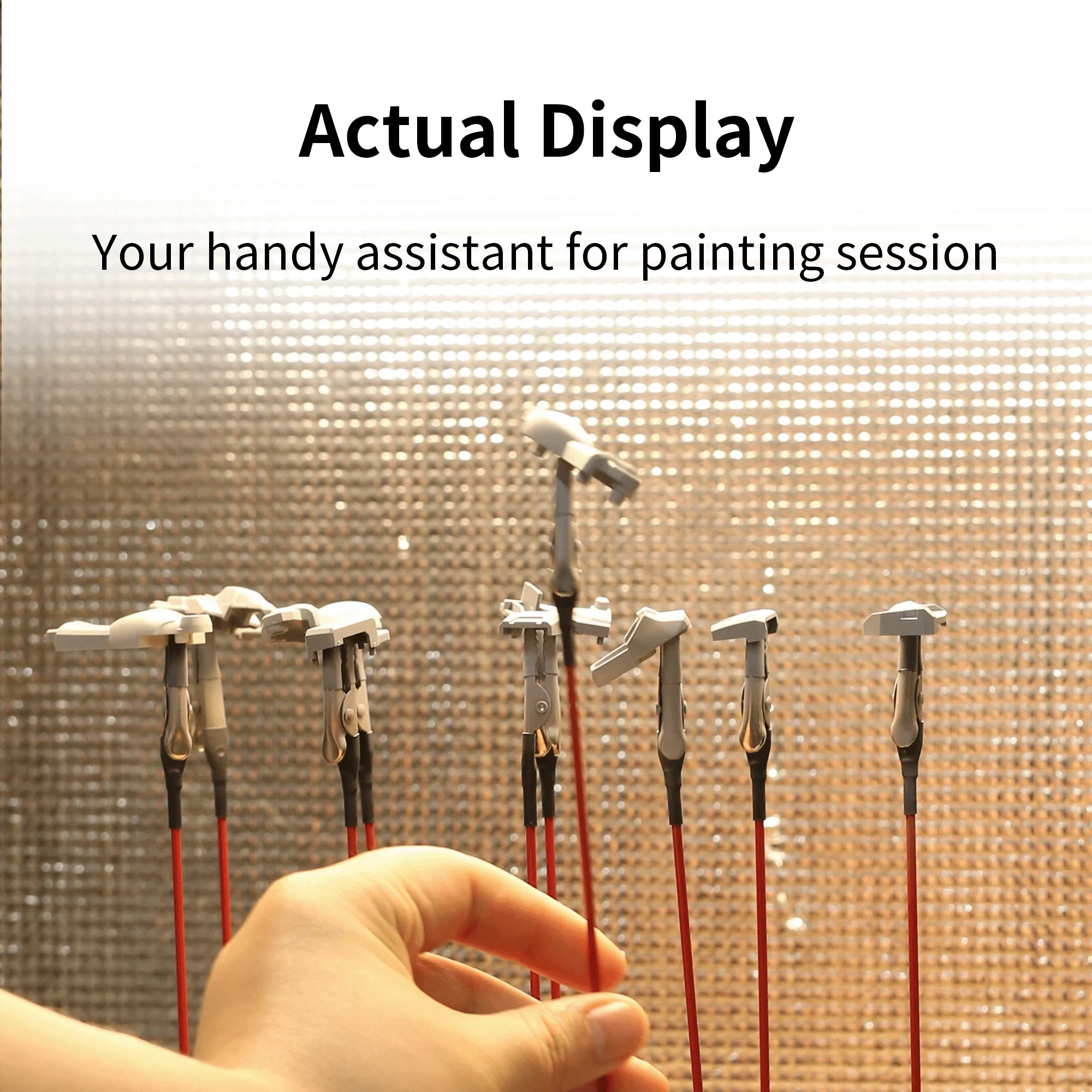 DSPIAE MPC-20 페인팅 클립 모델 색칠 도구 20 개/몫 클램프 도구 세트 모델 키트 도구 DIY 용 모델 스프레이 도구