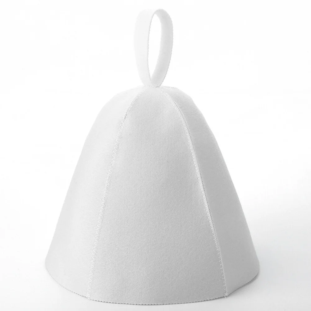 Sauna Hat Anti Heat Cap Russian Banya Cap Russian Style Shower Cap Sauna Hat Sauna Vaporarium Bath Accessories 2