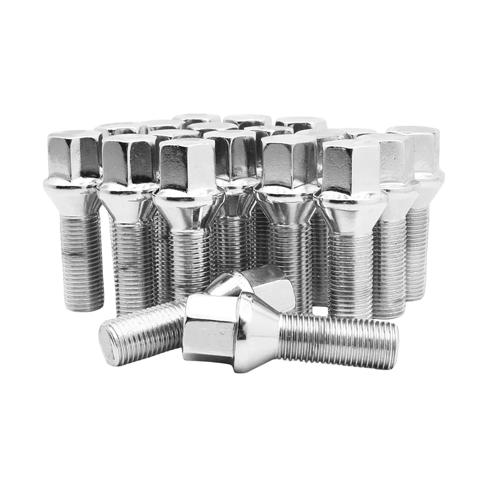 M12x1.25 Wheel Bolts for Renegade 2015-,-Compass, 2014-Cherokee r Chrysler 200 Shank Length 28mm auto accessories car screws