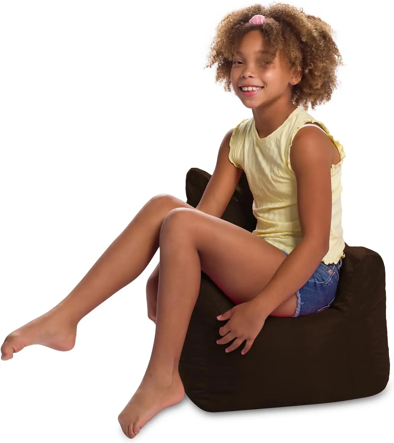 Reading, and Watching TV,  Chair, Microsuede - Chocolate 4