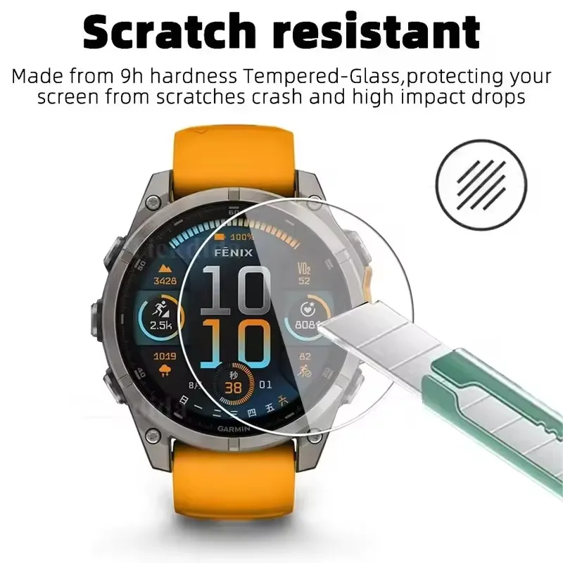 Smart Watch Screen Protector Set - Premium Tempered Glass Protective Film (3-Pack)