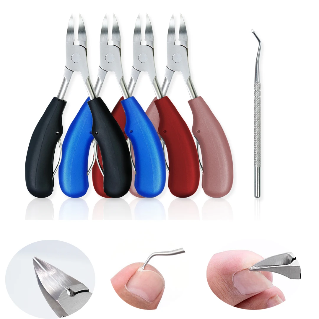 

ToeNail Clippers Scissors Nail Correction Thick Nails Ingrown Toenails Nippers Cutters Dead Skin Dirt Remover Pedicure Care Tool