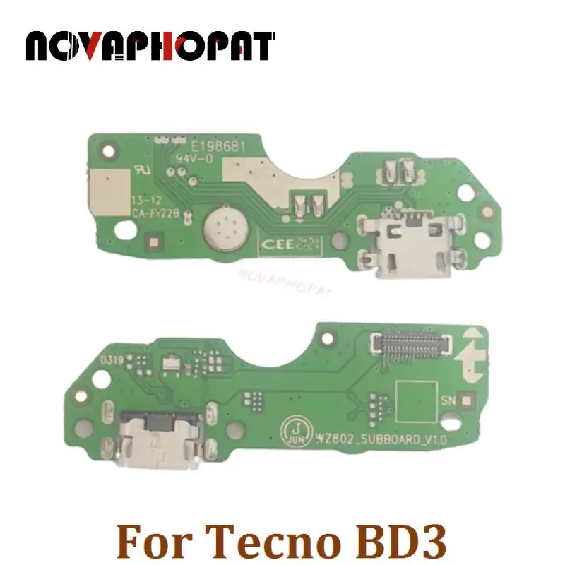 

Novaphopat For Tecno BD3 USB Dock Charger Port Plug Jack Microphone MIC Flex Cable Charging Board