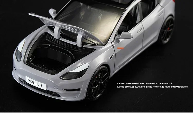 1:24 Model 3 Diecast Car with Lights & Sound