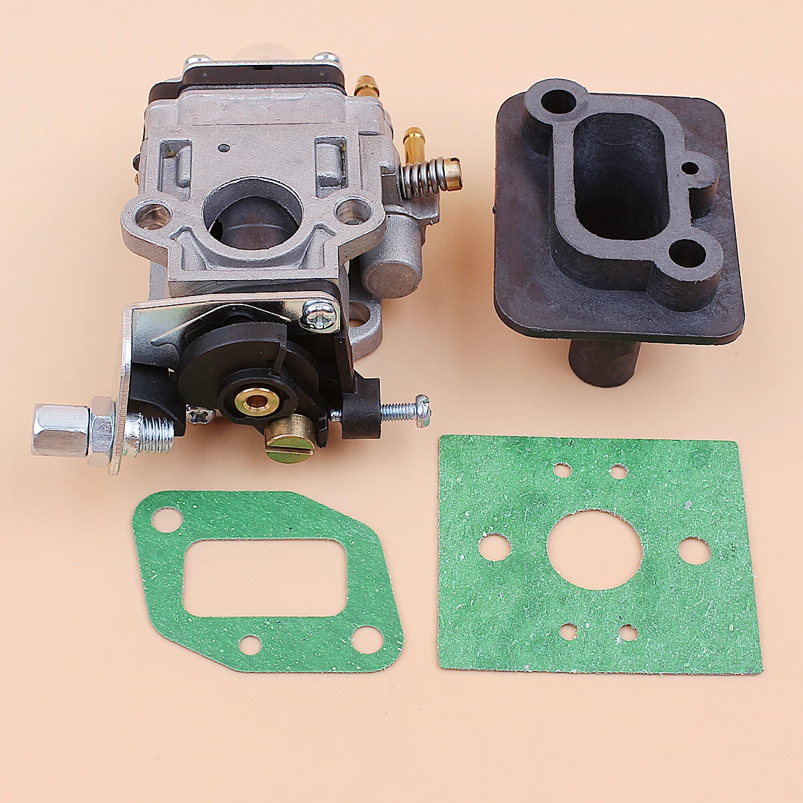 Carburetor Intake Manfold Gasket Kit Fit 43cc 40-5 BC430 CG430 1E40F-5 Mitsubishi TL33 TL43 T52 TU43 Engine Brushcutter Trimmers