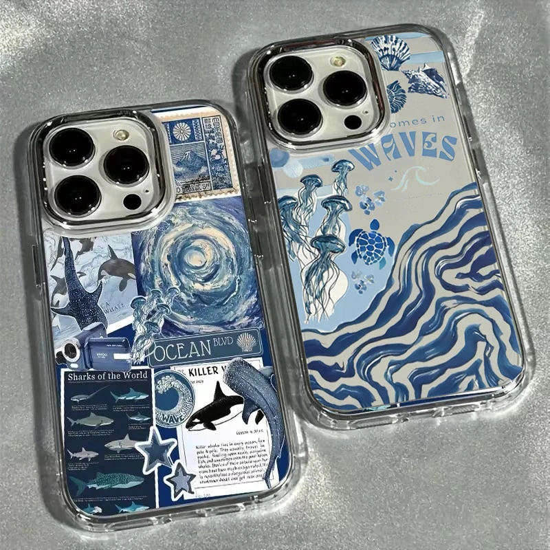 Whale Shark Clear Phone Case - Fashion TPU Shockproof Cover