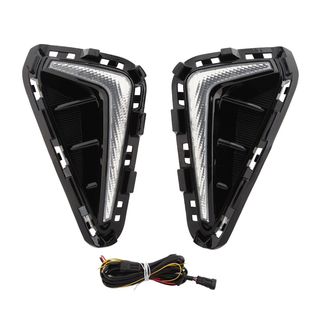 

1Set Fog Lights Headlight LED Daytime Running Lights FogLamp Corner Light for Kia RIO 2021